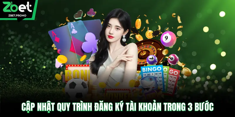 Cập nhật quy trình đăng ký tài khoản trong 3 bước