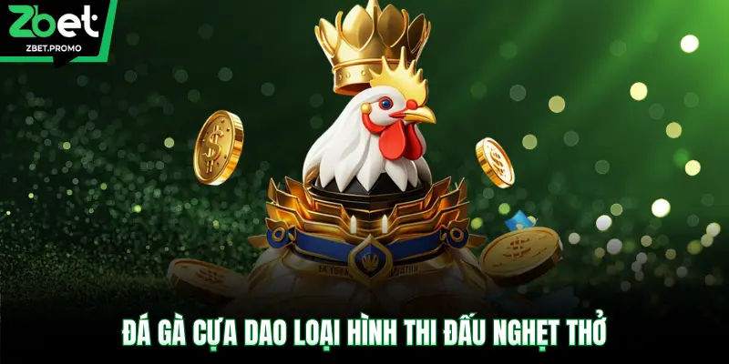 Đá gà cựa dao loại hình thi đấu nghẹt thở